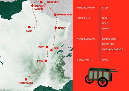 Nouvelle tournée du Philistin : Lyon - Nancy - Luxembourg - Bruxelles – Paris du 07 au 10/10